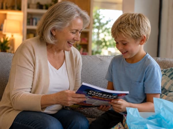 Caregivers using SchoolReady Press resources