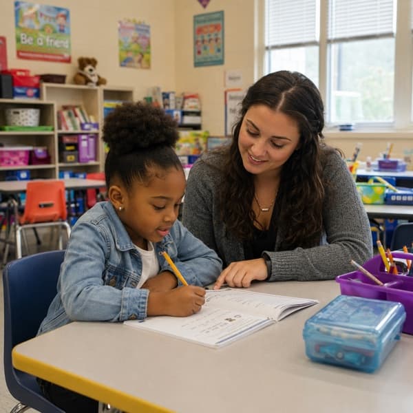 Teachers using SchoolReady Press resources